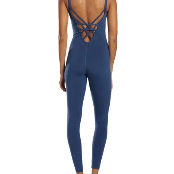 Blue Women's Yoga Onesie - Picture 3 of 10